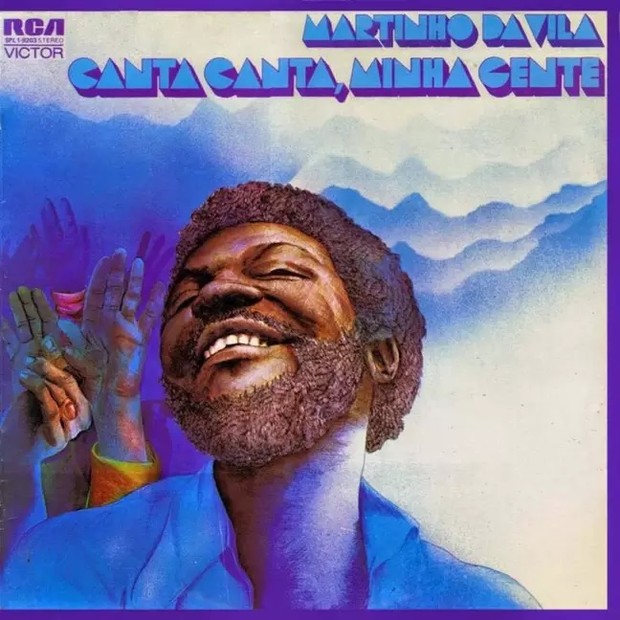 Capa do álbum Canta, canta, minha gente, de Martinho da Vila, com arte de Elifas Andreato (Foto: Reprodução/Acervo emporioeliasandreato.com.br)