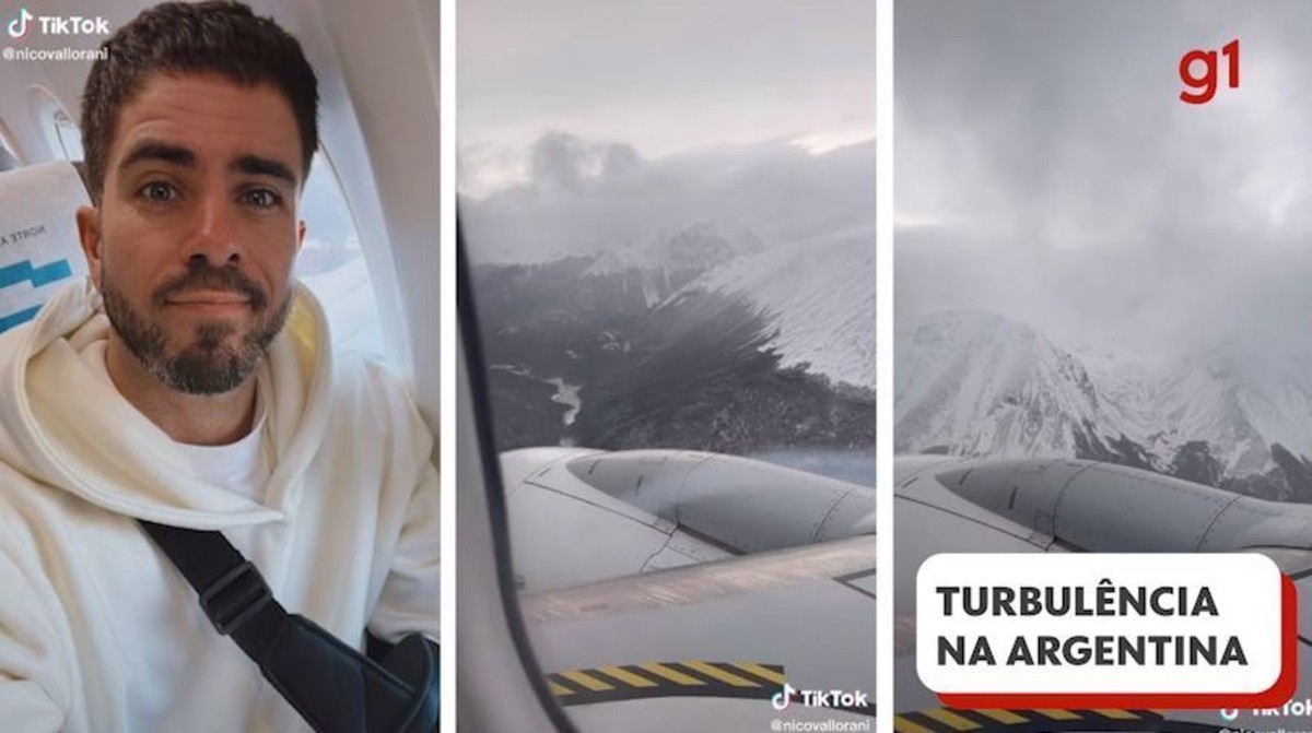 VÍDEO: Forte turbulência assusta passageiros de voo em região montanhosa da Argentina