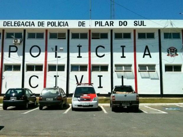 Polícia Civil Pilar do Sul (Foto: Cláudio Nascimento/ TV TEM)