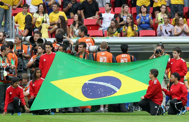 Os carregadores de bandeira selecionados pela Coca-Cola (Foto: Divulgação)