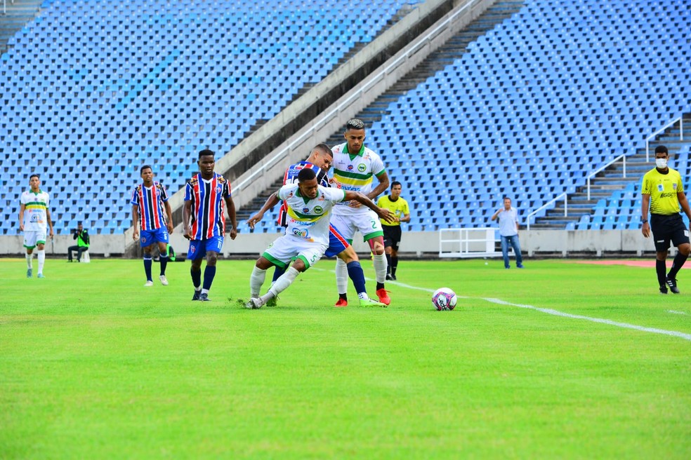 Maranhão 1x1 Cordino pela Série B do Campeonato Maranhense — Foto: Lucas Gomes