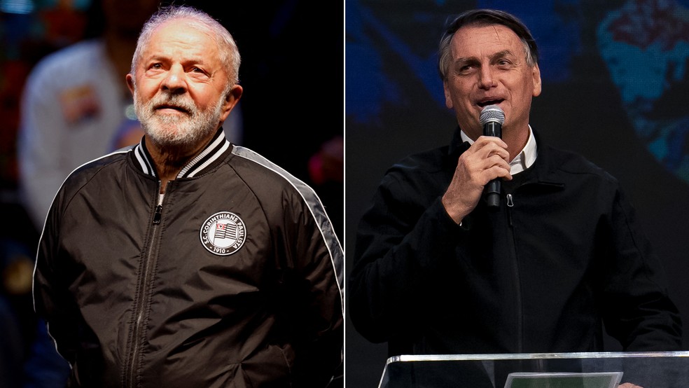 Ex-presidente Lula e o presidente Jair Bolsonaro — Foto: Amanda Perobelli/Reuters e Bruna Prado/AP