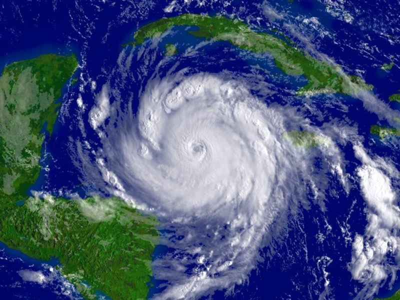 Imagem de satélite do furacão Dean (Foto: GETTY IMAGES)