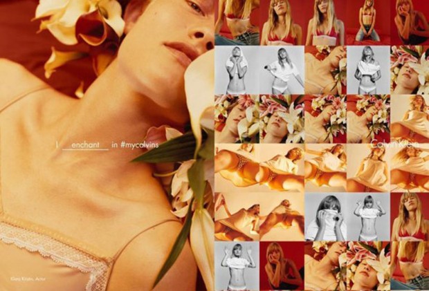 Apelo sexual e provocação na campanha da Calvin Klein (Foto: Reprodução)