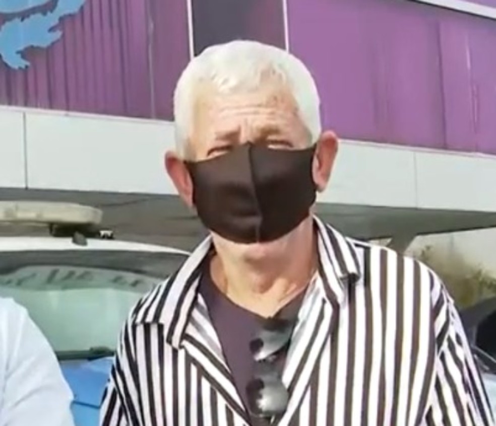 Turista é assaltado na porta de hotel em Salvador — Foto: Reprodução/TV Bahia