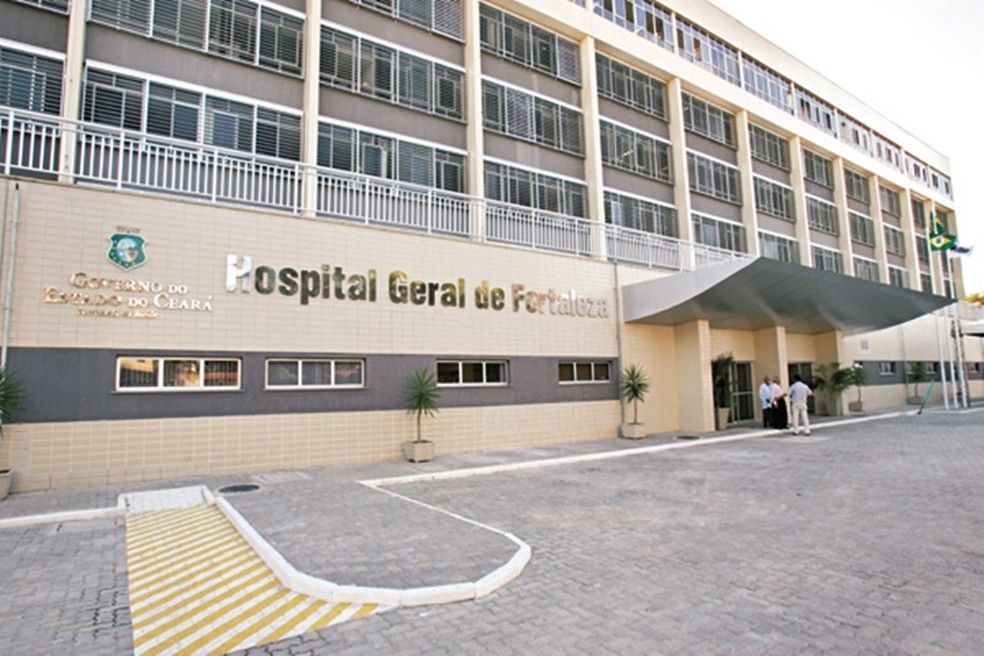 Hospital Geral de Fortaleza é um dos locais de trabalho dos aprovados no concurso público. — Foto: Governo do Estado/Divulgação