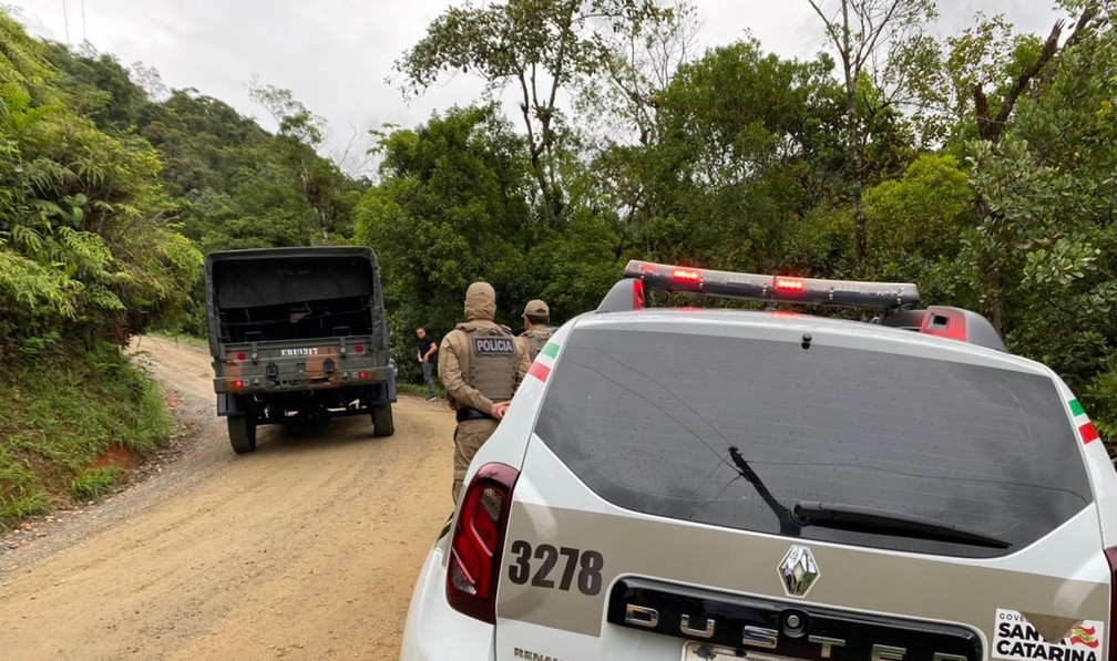 Acidente ocorreu na manhã desta quarta-feira — Foto: Felipe Salles/ NSC TV