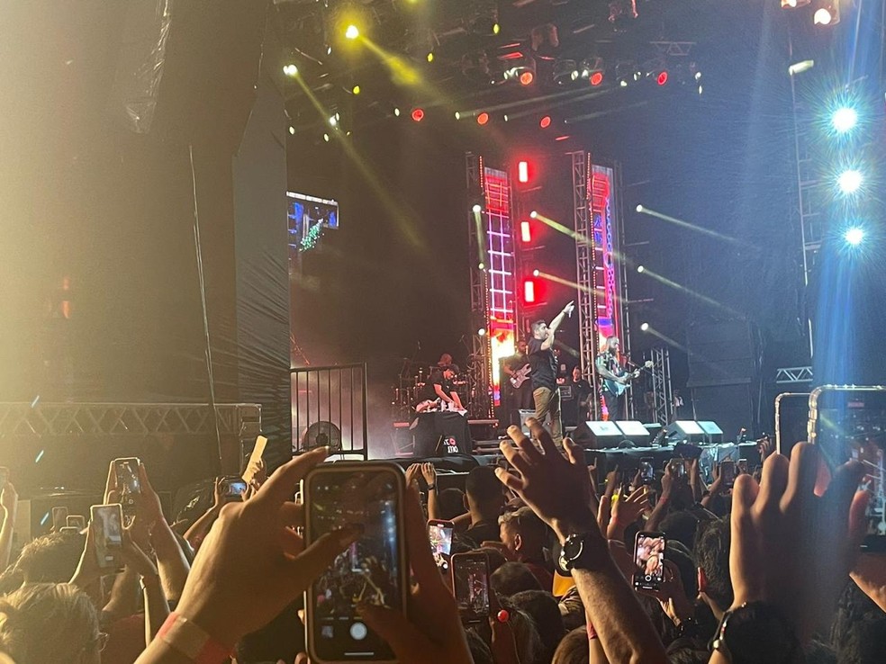 Show aconteceu nesse s&aacute;bado, em Manaus. &mdash; Foto: Bianca Fatim/g1
