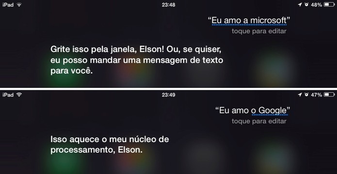 Bem Humorada Veja As Respostas Mais Engracadas Da Siri Em Portugues Noticias Techtudo Veja mais ideias sobre engracado, imagens engracadas para grupo, imagens engracadas. respostas mais engracadas da siri