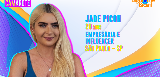 A empresária e influencer Jade Picon está no Camarote do BBB22 (Foto: Divulgação/Globo)