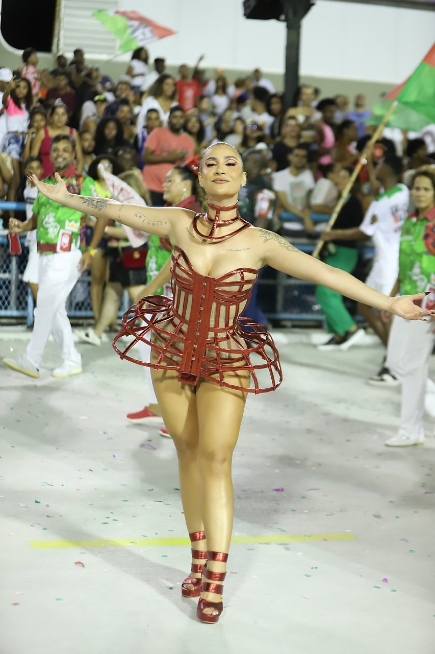 Bianca Andrade no ensaio técnico da Grande Rio (Foto: Roberto Filho/Brazil News)