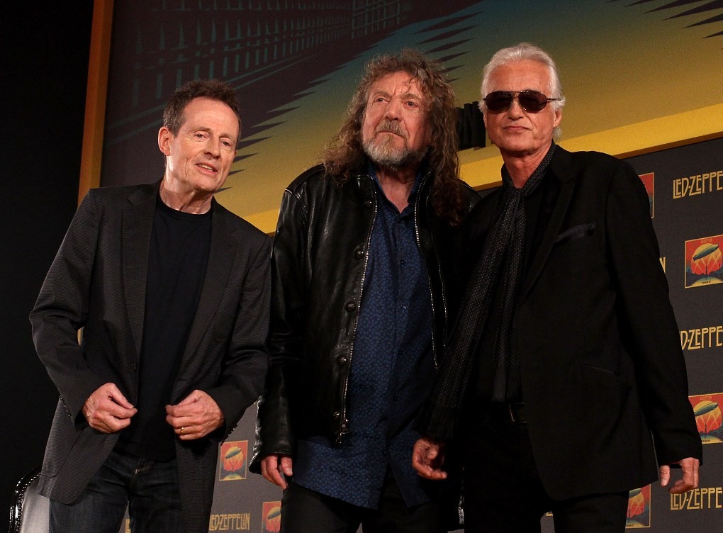John Paul Jones, Robert Plant e Jimmy Page (Foto: Getty Images)