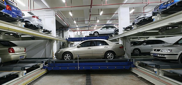 Sistema robotizado de estacionamento na China: a empresa Yeefung está expandindo seu negócio (Foto: Divulgação)
