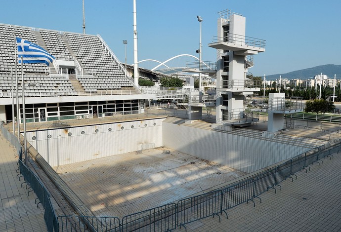 abandono estruturas jogos olímpicos de Atenas 10 anos (Foto: Agência Getty Images)