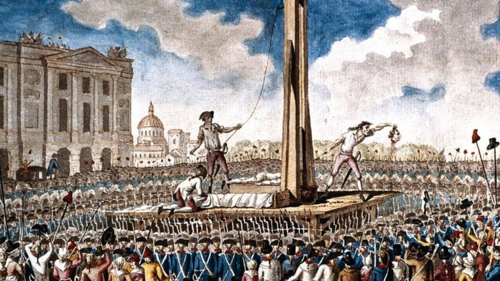 A guilhotina francesa foi idealizada por Joseph Ignace Guillotin — Foto: Getty Images via BBC