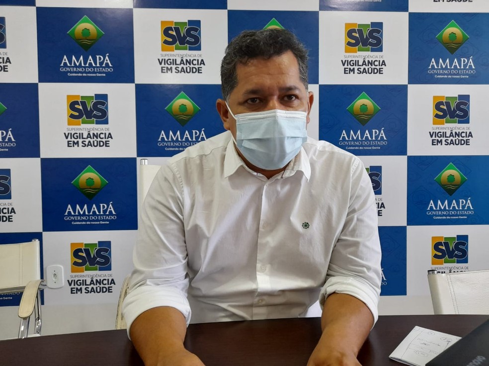 Dorinaldo Malafaia, chefe da Superintendência de Vigilância em Saúde do Amapá — Foto: Victor Vidigal/G1 