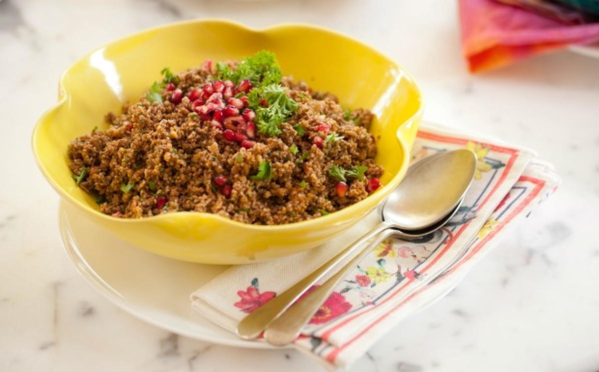 Bazargan: salada de trigo judaica | Receitas Gshow | Gshow