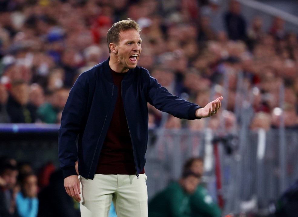Julian Nagelsmann, técnico do Bayern de Munique — Foto: REUTERS