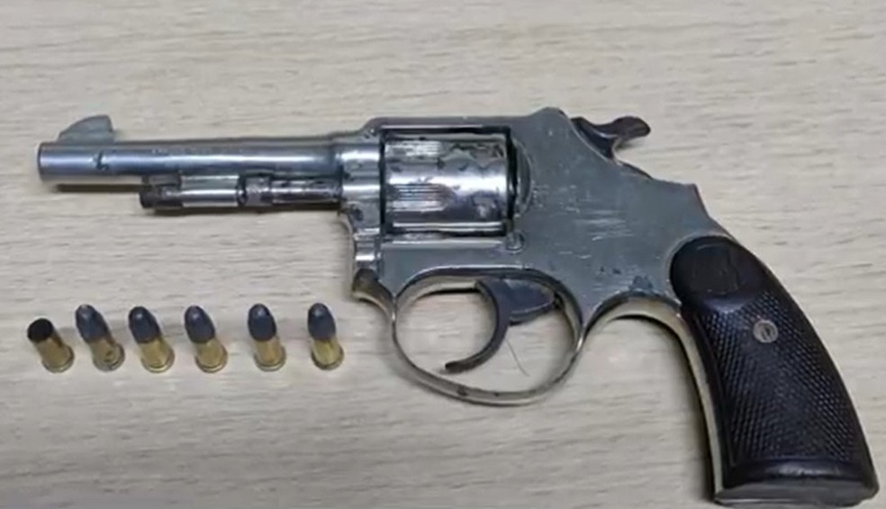 Arma utilizada pelo homem de 21 anos em Rio das Pedras — Foto: Polícia Militar