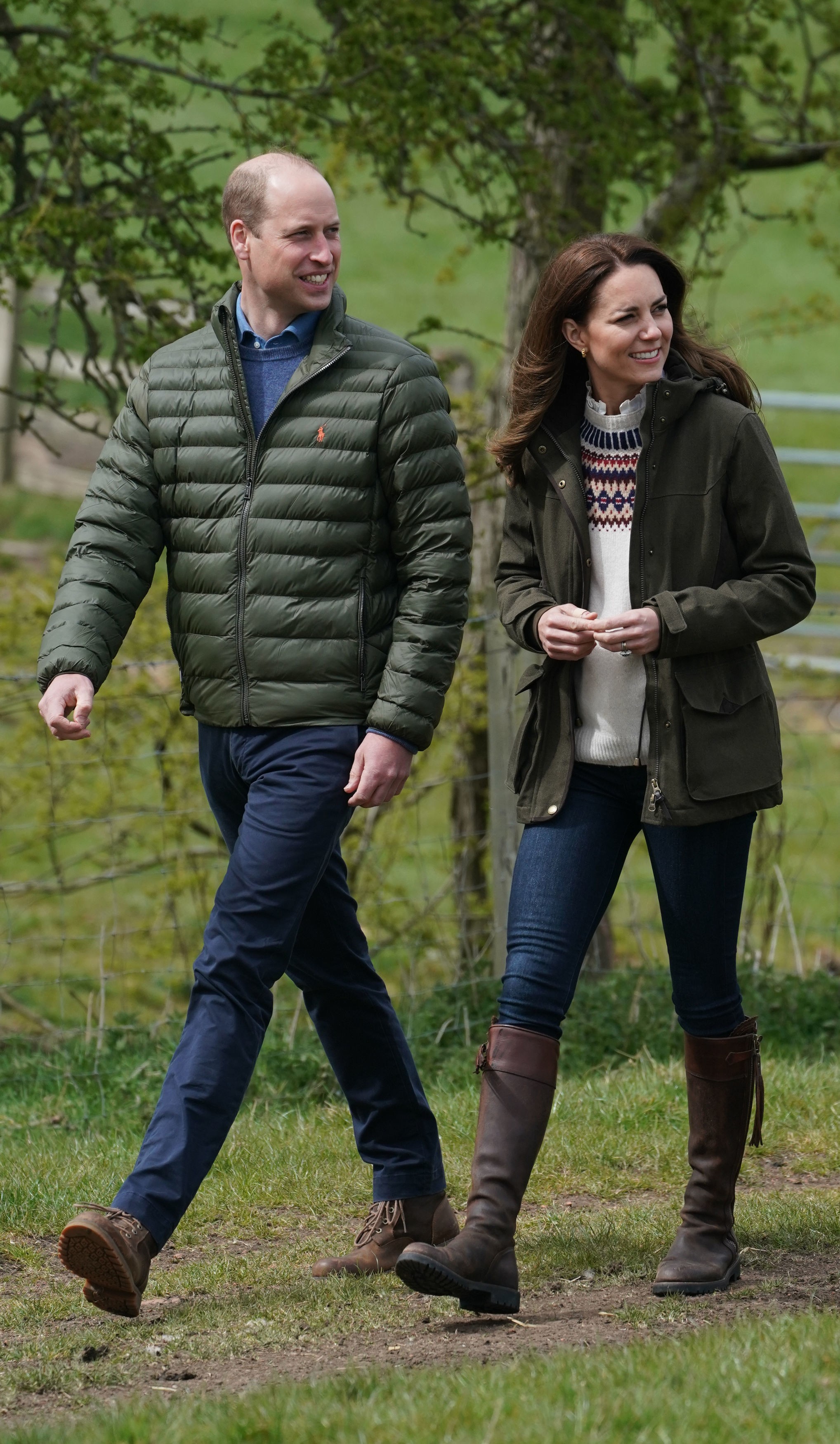 Kate Middleton e Príncipe William visitam fazenda (Foto: Getty Images)