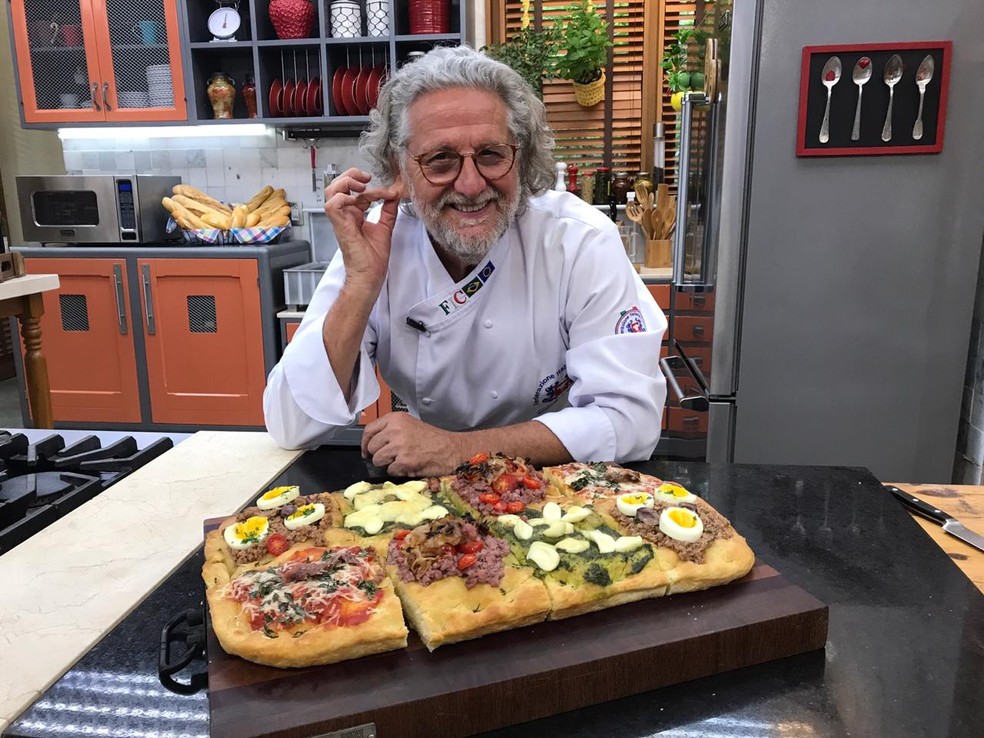 Mosaico De Focaccia Do Chef Ravioli