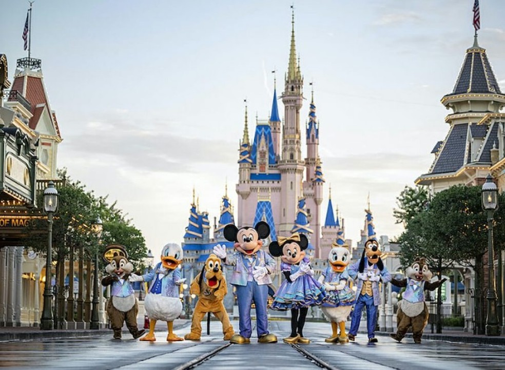 Parque da Disney. Foto tirada em 9 de setembro de 2022.  — Foto: Divulgação