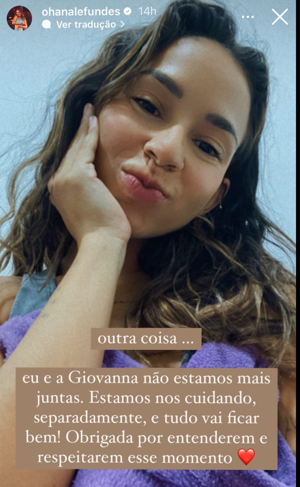 Bailarinas de Anitta e Ludmilla anunciam fim do namoro &mdash; Foto: Instagram
