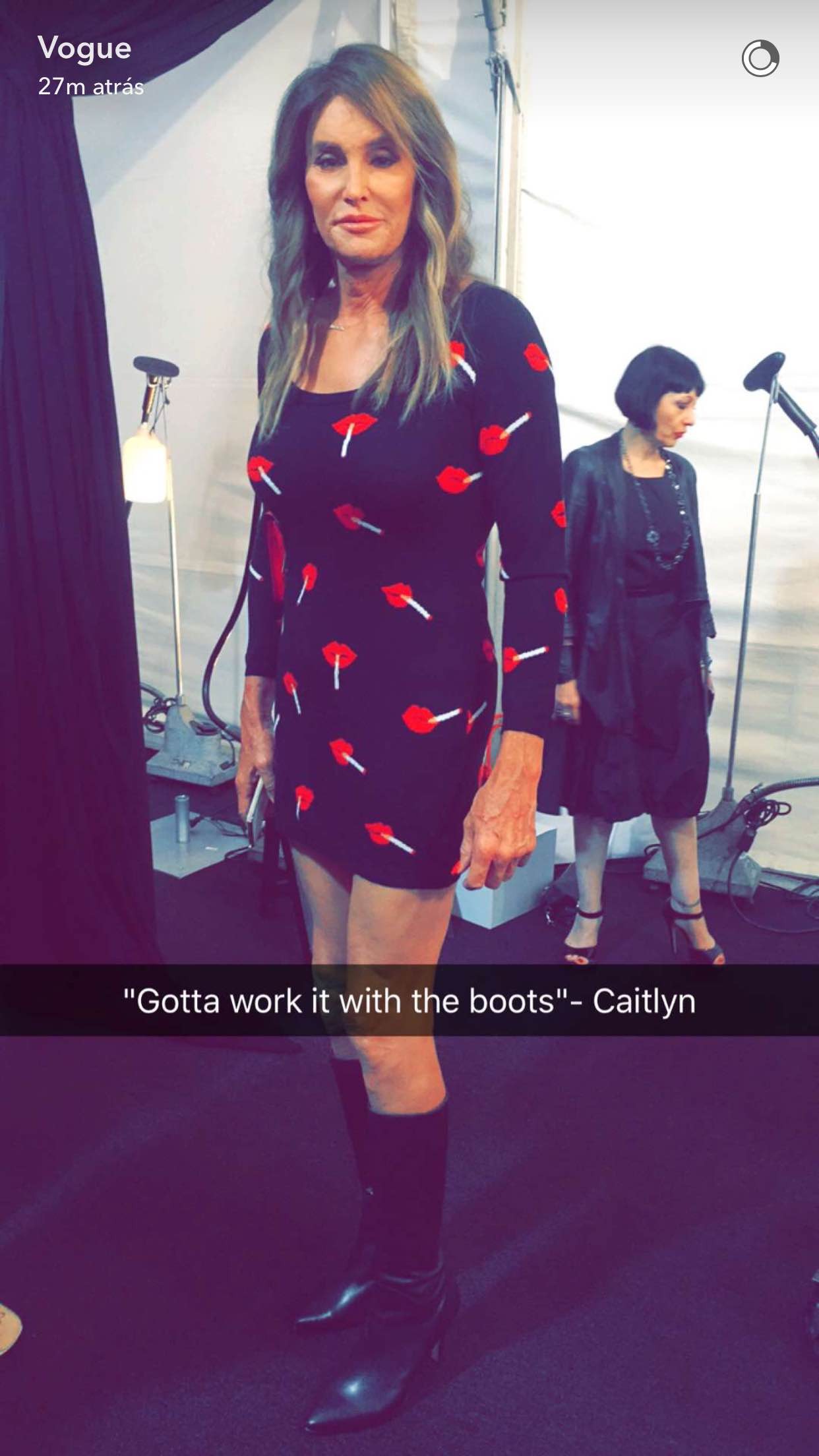 Caitlyn (Foto: Reprodução/Snapchat)