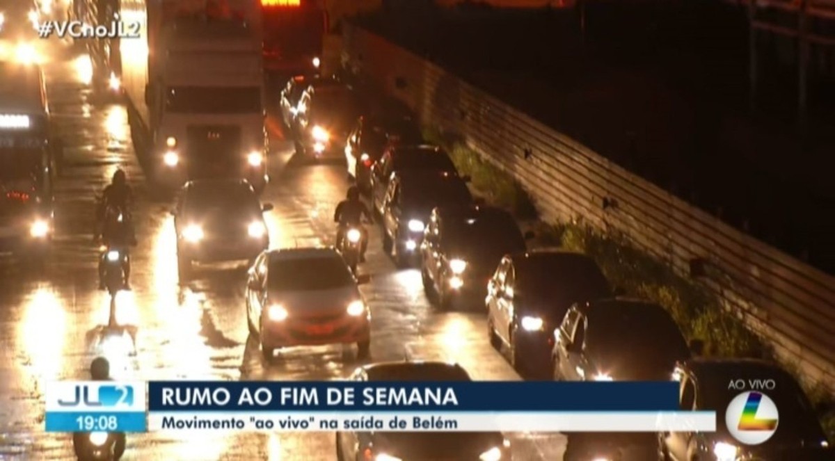Trânsito intenso e lentidão marcam saída de Belém para o interior do Pará - Vimarsana News
