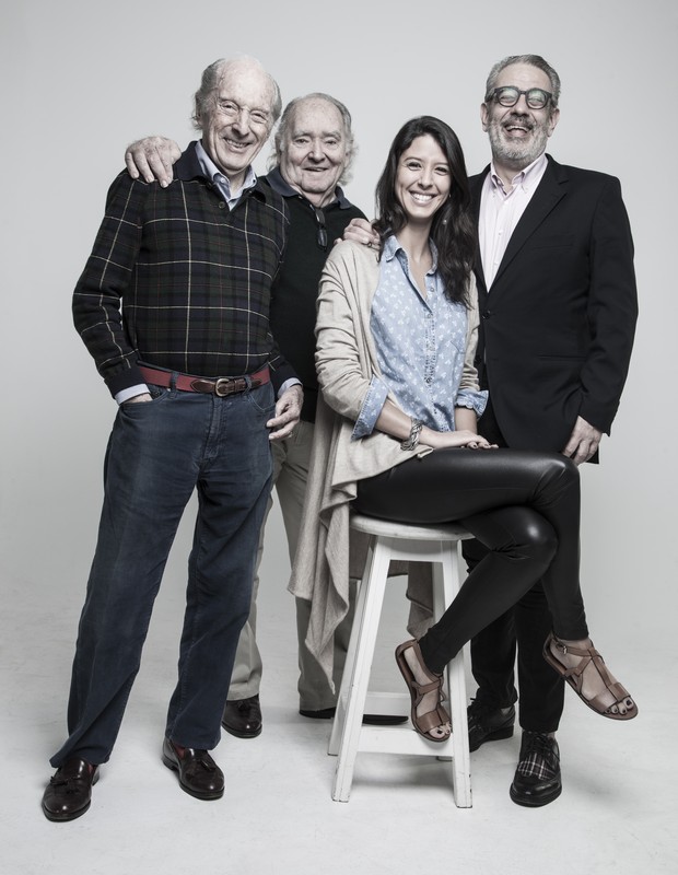 Attilio Baschera, Gregorio Kramer, Maria di Pace e Sergio Zobaran (Foto: Beto Riginik/Divulgação)