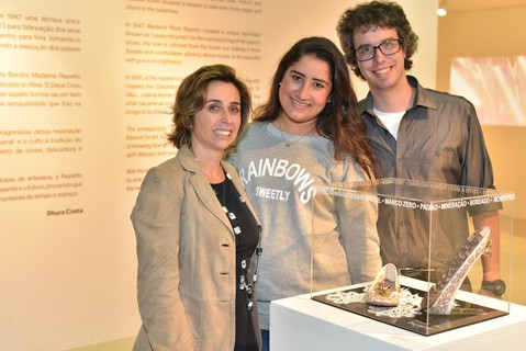 Francesca Alzatti, Catarina Barbosa e Arthur Verechi    