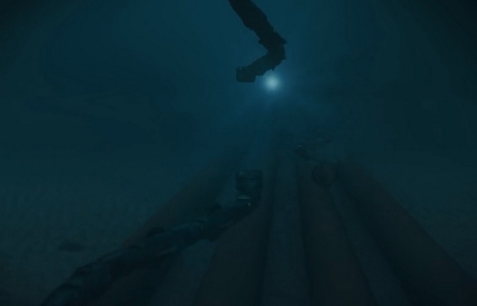 Robô Eelume parece uma cobra marítima de filme de terror — Foto: Divulgação/Eelume