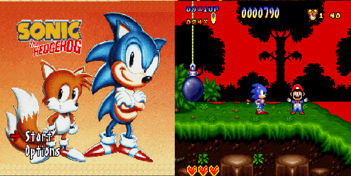 Sonic vs Mario no Super Nintendo? (Foto: Reprodução/GameFreaks)