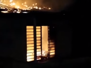 Incêndio em Taguatinga (Foto: Divulgação/ PM)