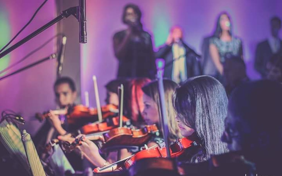 Cerca de 60 voluntários participam da cantata — Foto: Janderson Santos/ Arquivo pessoal