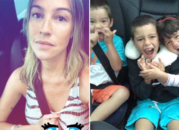 Luana Piovani e os filhos, Dom, Bem e Liz (Foto: Reprodução / Instagram)