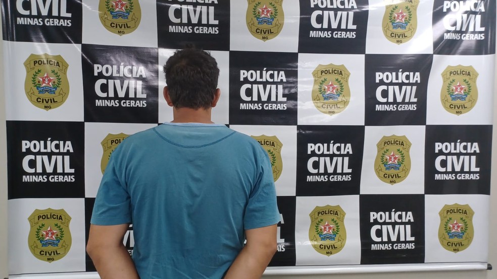 Suspeito de estuprar ex-esposa, enteadas e filha foi preso em Uberlândia — Foto: Polícia Civil/Divulgação