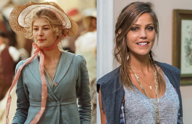 Pâmela Tomé será Jane, irmã e melhor amiga de Elizabeta, papel que foi de Rosamund Pike no longa de 2005 (Foto: Reprodução)