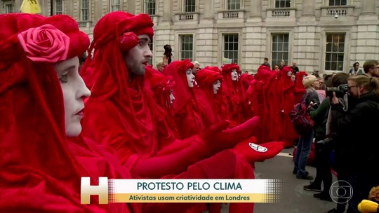 Manifestantes pelo clima prometem protestos de duas semanas; ativistas são detidos