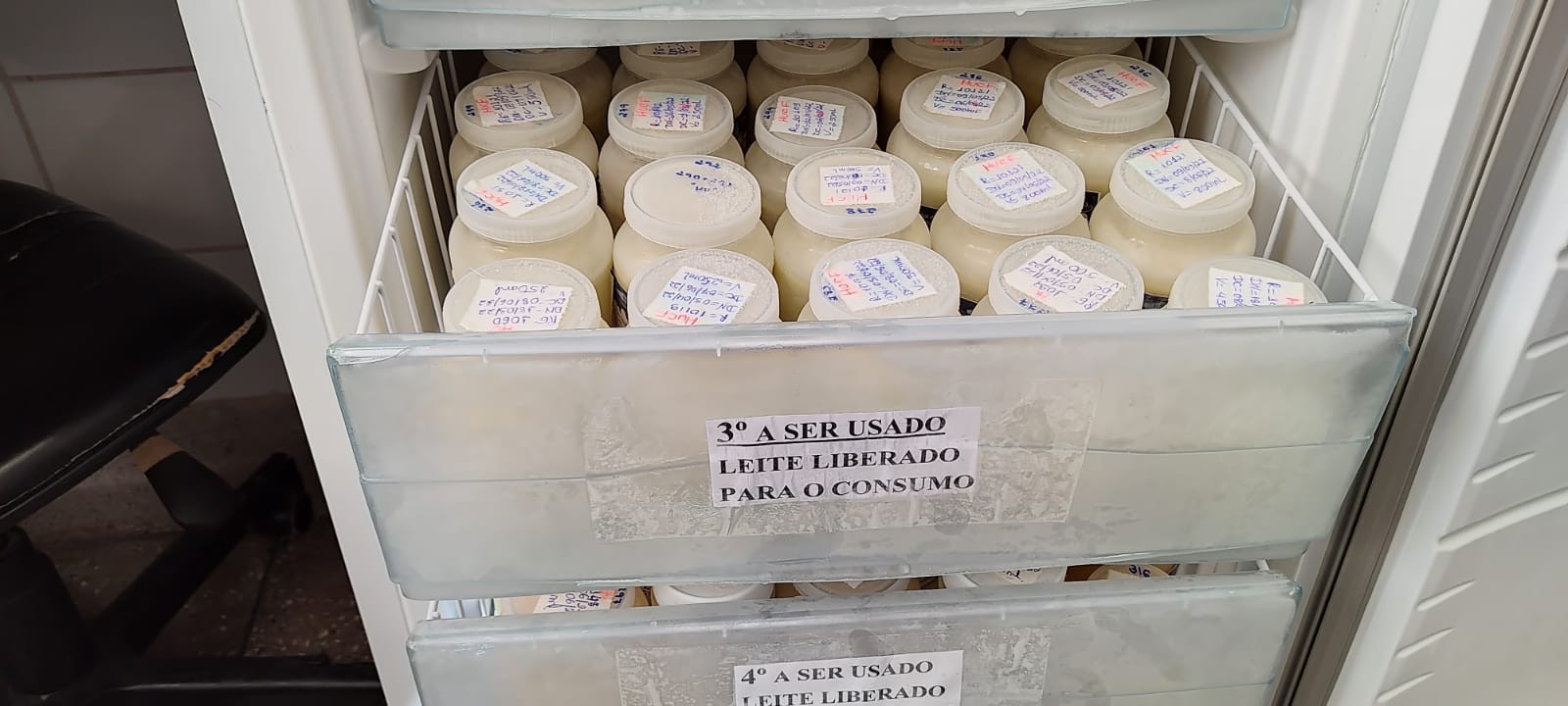 Posto de Coleta do HU, em Montes Claros, está precisando de freezer para armazenar leite doado