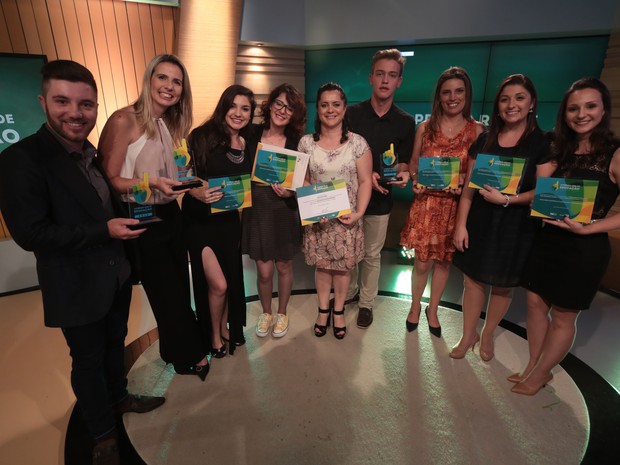 Vencedores do Prêmio RBS de Educação em Porto Alegre (Foto: André Ávila/Divulgação)