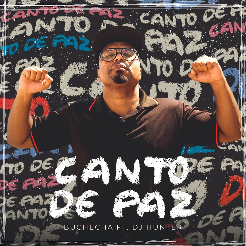 Capa do álbum 'Canto de paz', de Buchecha com DJ Hunter — Foto: Divulgação