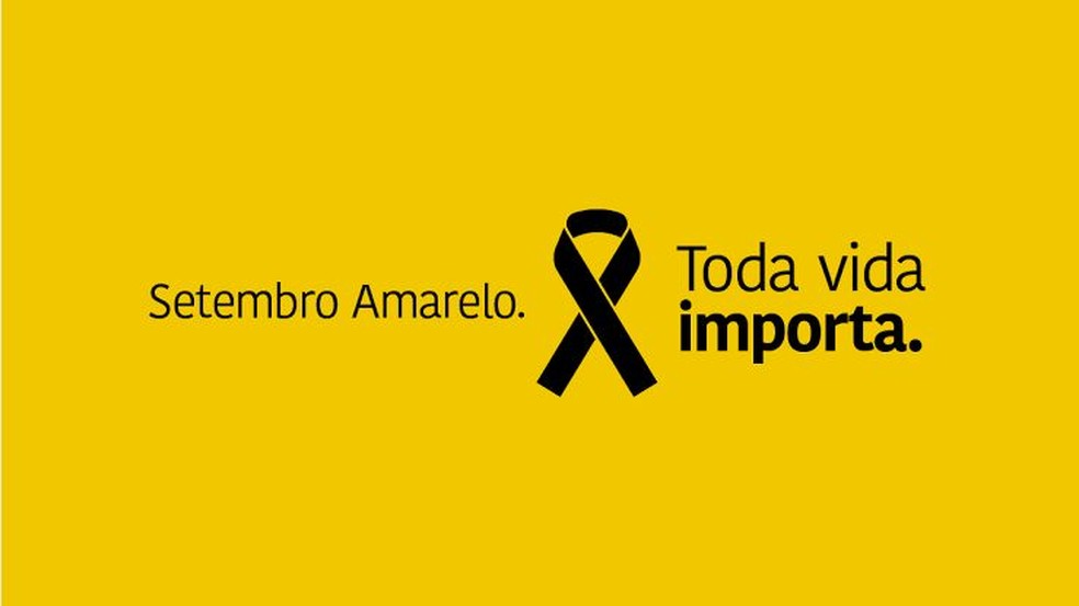 Campanha  'Setembro Amarelo'  é uma iniciativa da Associação Brasileira de Psiquiatria.  — Foto: Prefeitura de Caruaru/Reprodução