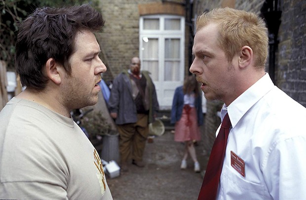 Nick Frost e Simon Pegg em Shaun of the Dead (Foto: Divulgação)