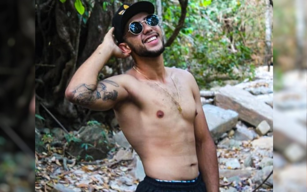 Personal trainer Jhonatan Saraiva morreu aps se afogar no lago Serra da Mesa em Uruau, Gois  Foto: Reproduo/Instagram