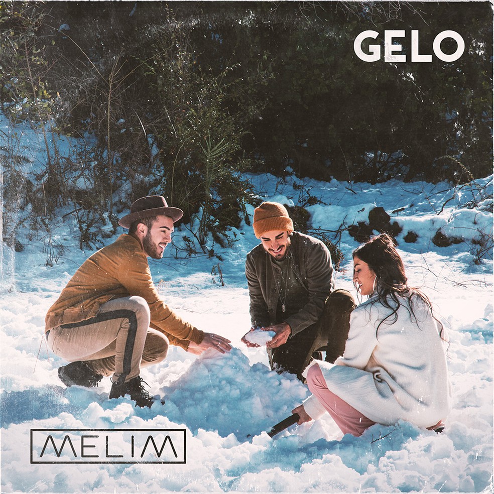 Capa do single 'Gelo', do trio Melim — Foto: Divulgação