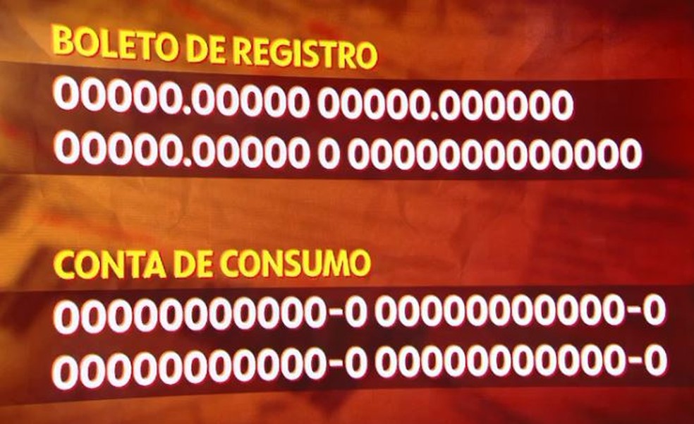 Perito digital explica diferenças de boleto de registro e conta de consumo — Foto: Globo
