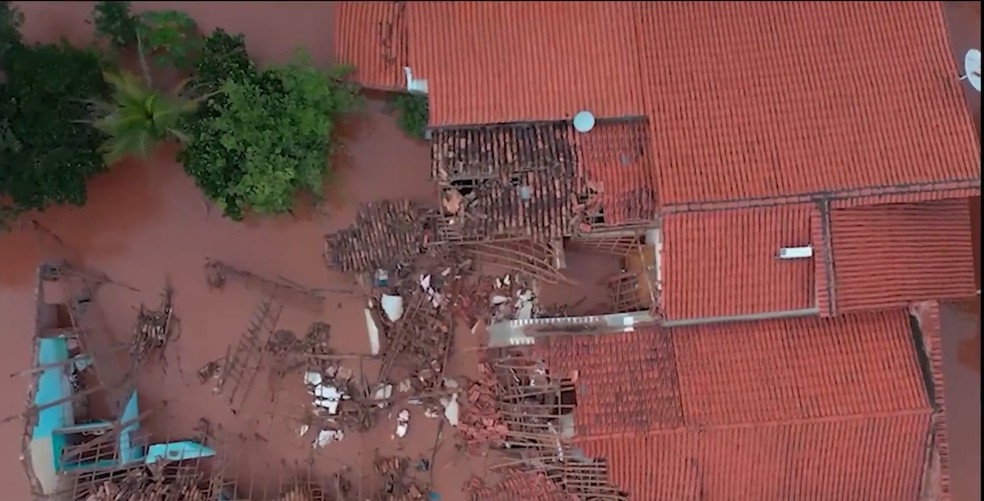 Mais de 1.178 famílias estão desabrigadas ou desalojadas no Maranhão; 12 cidades estão em situação de emergência — Foto: Reprodução/TV Mirante