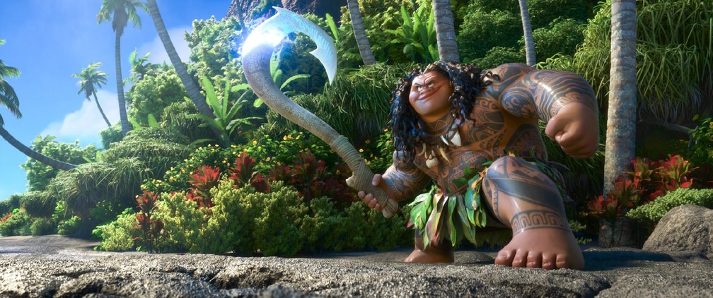 Maui em cena do filme (Foto: Divulgação)