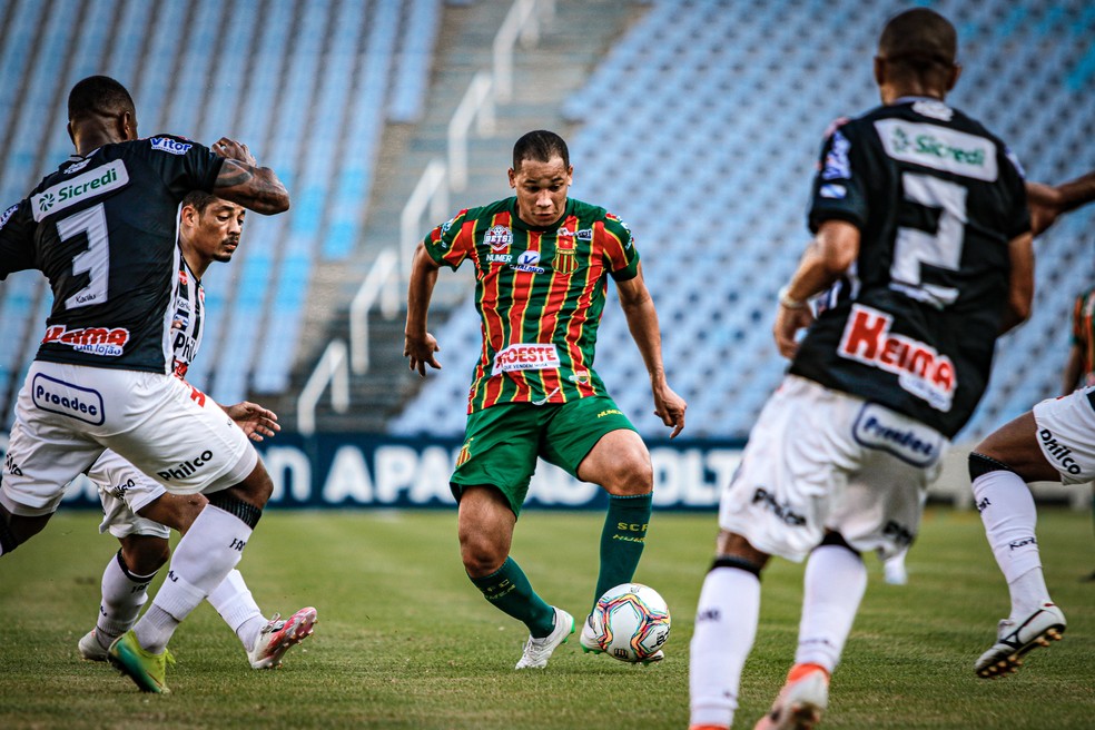 Última derrota do Sampaio foi para o Operário-PR há exato um mês — Foto: Lucas Almeida / L17 Comunicação